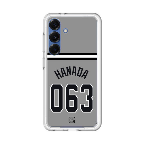 スリムプロテクションプレミアムケース［ 読売ジャイアンツ - #063 HANADA - ビジター ］