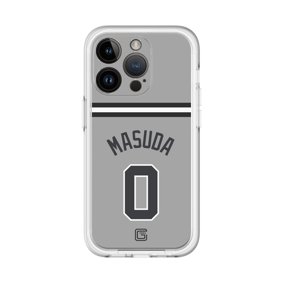 スリムプロテクションプレミアムケース［ 読売ジャイアンツ - #0 MASUDA - ビジター ］