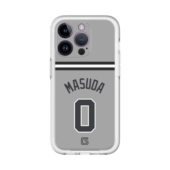 スリムプロテクションプレミアムケース［ 読売ジャイアンツ - #0 MASUDA - ビジター ］