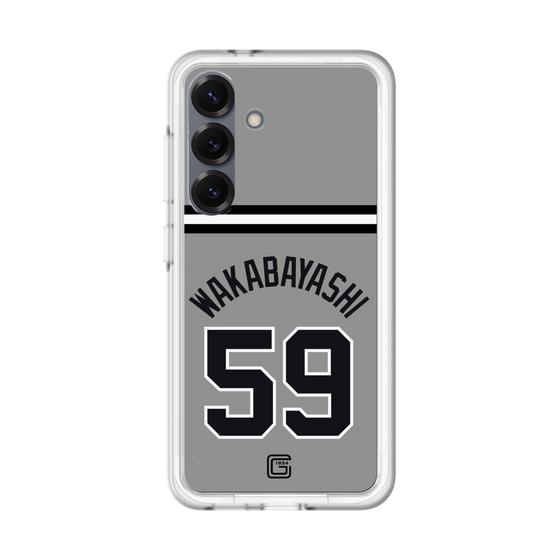 スリムプロテクションプレミアムケース［ 読売ジャイアンツ - #59 WAKABAYASHI - ビジター ］