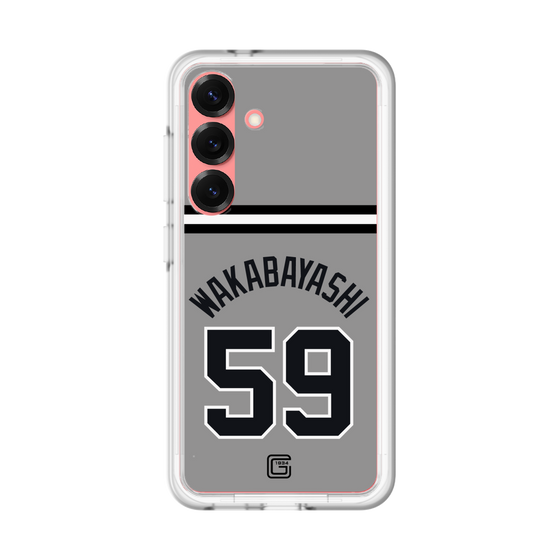 スリムプロテクションプレミアムケース［ 読売ジャイアンツ - #59 WAKABAYASHI - ビジター ］