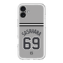 スリムプロテクションプレミアムケース［ 読売ジャイアンツ - #69 SASAHARA - ビジター ］