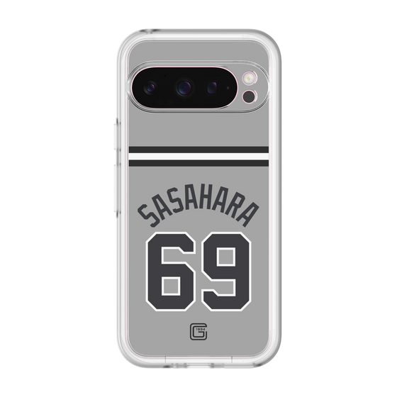 スリムプロテクションプレミアムケース［ 読売ジャイアンツ - #69 SASAHARA - ビジター ］