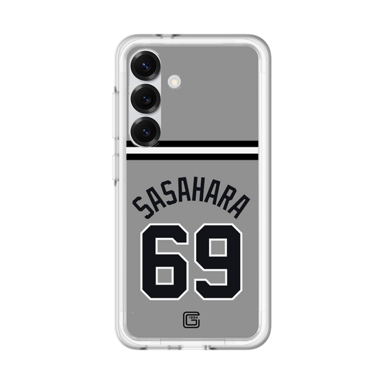 スリムプロテクションプレミアムケース［ 読売ジャイアンツ - #69 SASAHARA - ビジター ］