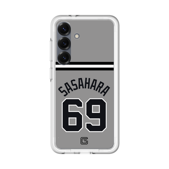 スリムプロテクションプレミアムケース［ 読売ジャイアンツ - #69 SASAHARA - ビジター ］