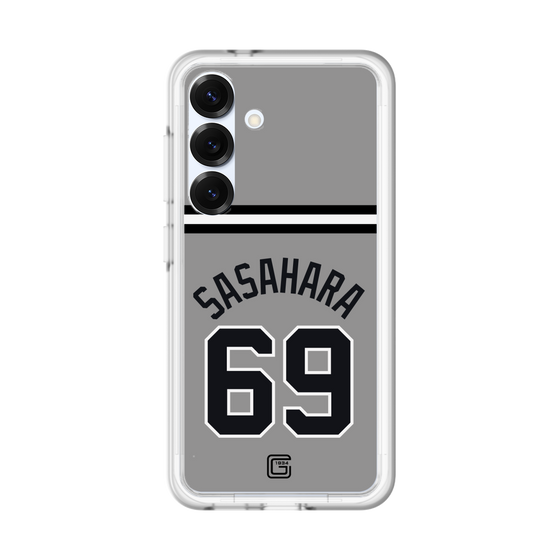 スリムプロテクションプレミアムケース［ 読売ジャイアンツ - #69 SASAHARA - ビジター ］