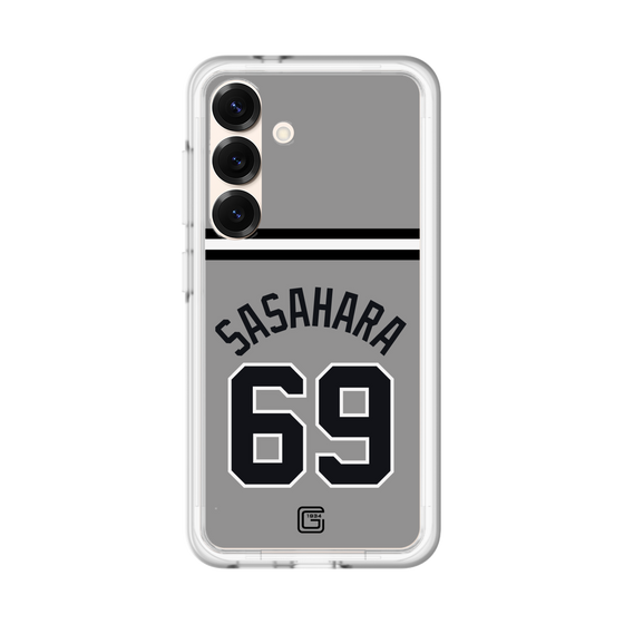 スリムプロテクションプレミアムケース［ 読売ジャイアンツ - #69 SASAHARA - ビジター ］