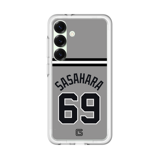 スリムプロテクションプレミアムケース［ 読売ジャイアンツ - #69 SASAHARA - ビジター ］