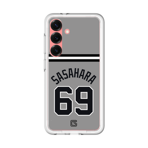 スリムプロテクションプレミアムケース［ 読売ジャイアンツ - #69 SASAHARA - ビジター ］