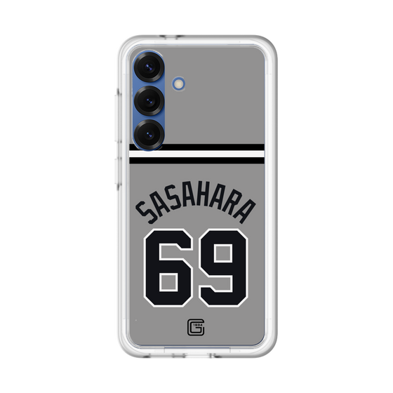スリムプロテクションプレミアムケース［ 読売ジャイアンツ - #69 SASAHARA - ビジター ］