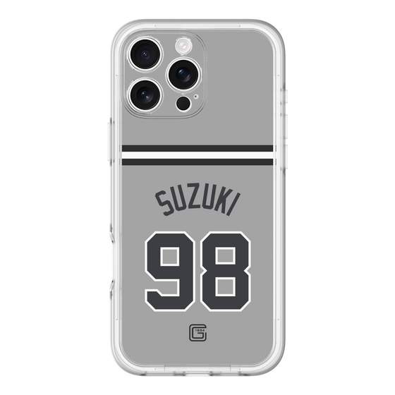 スリムプロテクションプレミアムケース［ 読売ジャイアンツ - #98 SUZUKI -ビジター ］