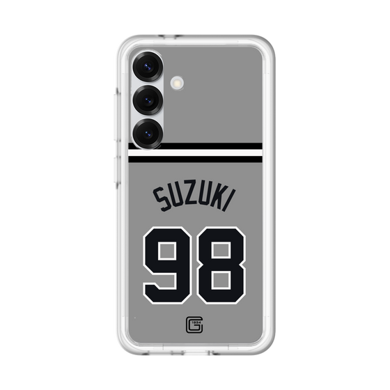 スリムプロテクションプレミアムケース［ 読売ジャイアンツ - #98 SUZUKI -ビジター ］