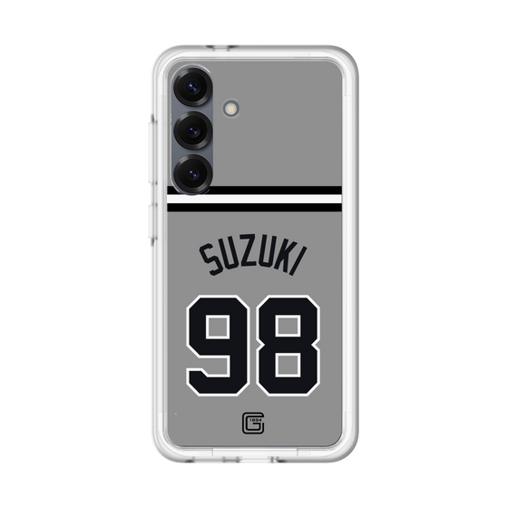 スリムプロテクションプレミアムケース［ 読売ジャイアンツ - #98 SUZUKI -ビジター ］