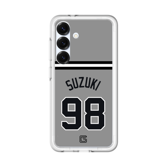 スリムプロテクションプレミアムケース［ 読売ジャイアンツ - #98 SUZUKI -ビジター ］