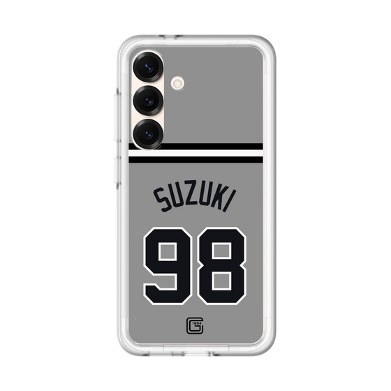 スリムプロテクションプレミアムケース［ 読売ジャイアンツ - #98 SUZUKI -ビジター ］