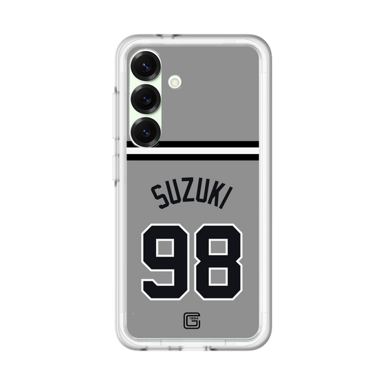 スリムプロテクションプレミアムケース［ 読売ジャイアンツ - #98 SUZUKI -ビジター ］