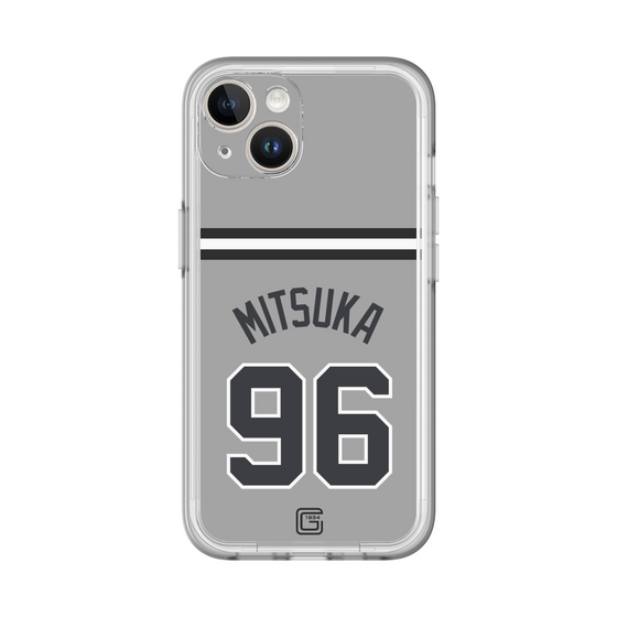 スリムプロテクションプレミアムケース［ 読売ジャイアンツ - #96 MITSUKA -ビジター ］