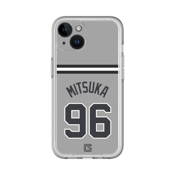 スリムプロテクションプレミアムケース［ 読売ジャイアンツ - #96 MITSUKA -ビジター ］