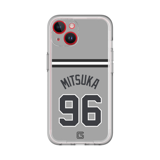 スリムプロテクションプレミアムケース［ 読売ジャイアンツ - #96 MITSUKA -ビジター ］