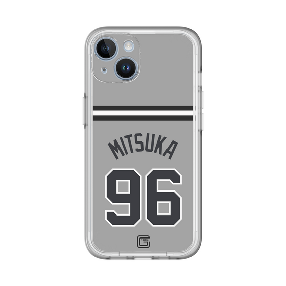 スリムプロテクションプレミアムケース［ 読売ジャイアンツ - #96 MITSUKA -ビジター ］