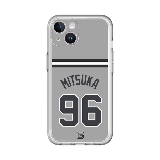 スリムプロテクションプレミアムケース［ 読売ジャイアンツ - #96 MITSUKA -ビジター ］