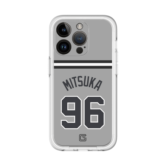 スリムプロテクションプレミアムケース［ 読売ジャイアンツ - #96 MITSUKA -ビジター ］