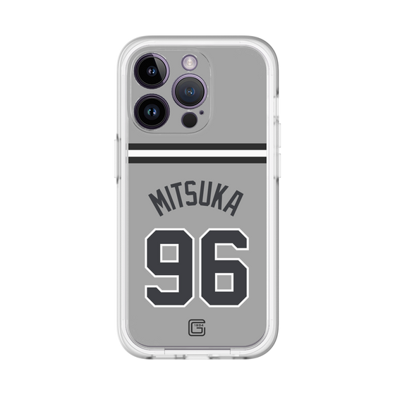 スリムプロテクションプレミアムケース［ 読売ジャイアンツ - #96 MITSUKA -ビジター ］
