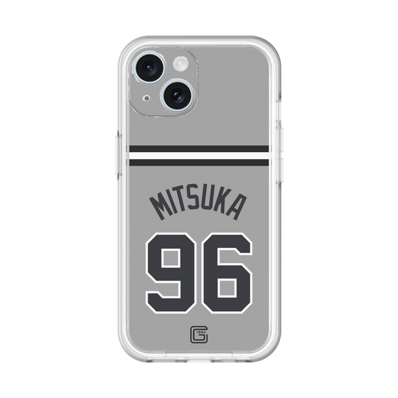 スリムプロテクションプレミアムケース［ 読売ジャイアンツ - #96 MITSUKA -ビジター ］