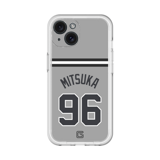スリムプロテクションプレミアムケース［ 読売ジャイアンツ - #96 MITSUKA -ビジター ］