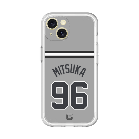 スリムプロテクションプレミアムケース［ 読売ジャイアンツ - #96 MITSUKA -ビジター ］