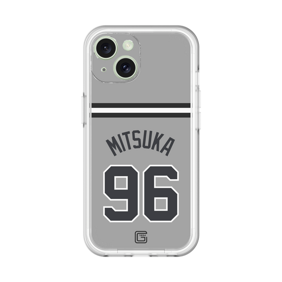 スリムプロテクションプレミアムケース［ 読売ジャイアンツ - #96 MITSUKA -ビジター ］