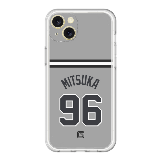 スリムプロテクションプレミアムケース［ 読売ジャイアンツ - #96 MITSUKA -ビジター ］