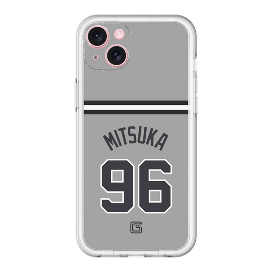 スリムプロテクションプレミアムケース［ 読売ジャイアンツ - #96 MITSUKA -ビジター ］