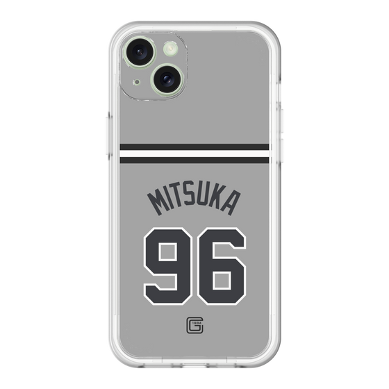 スリムプロテクションプレミアムケース［ 読売ジャイアンツ - #96 MITSUKA -ビジター ］