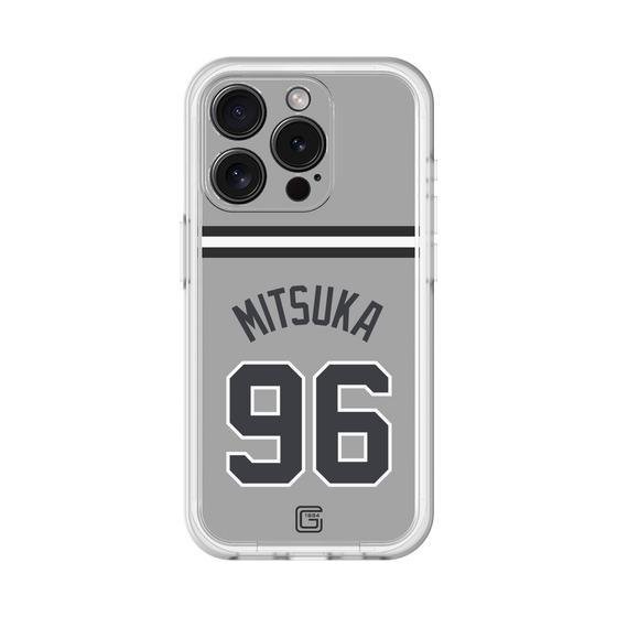 スリムプロテクションプレミアムケース［ 読売ジャイアンツ - #96 MITSUKA -ビジター ］