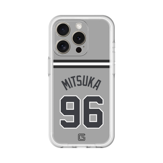 スリムプロテクションプレミアムケース［ 読売ジャイアンツ - #96 MITSUKA -ビジター ］