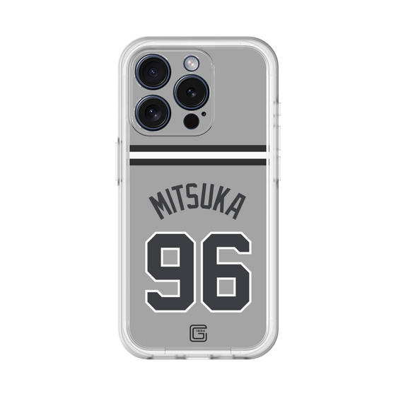 スリムプロテクションプレミアムケース［ 読売ジャイアンツ - #96 MITSUKA -ビジター ］