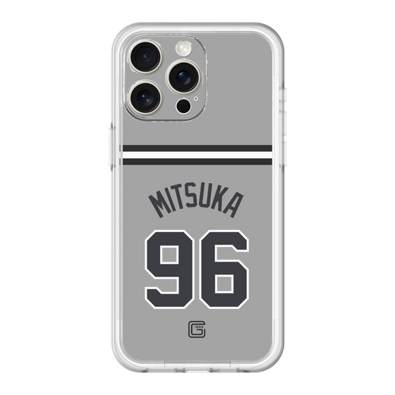 スリムプロテクションプレミアムケース［ 読売ジャイアンツ - #96 MITSUKA -ビジター ］