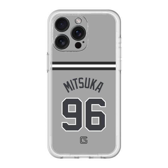 スリムプロテクションプレミアムケース［ 読売ジャイアンツ - #96 MITSUKA -ビジター ］