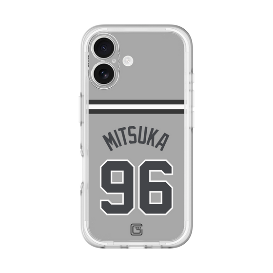 スリムプロテクションプレミアムケース［ 読売ジャイアンツ - #96 MITSUKA -ビジター ］