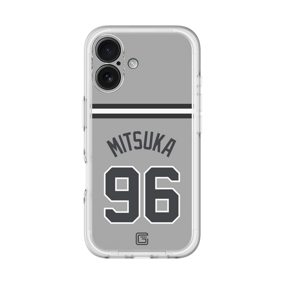 スリムプロテクションプレミアムケース［ 読売ジャイアンツ - #96 MITSUKA -ビジター ］
