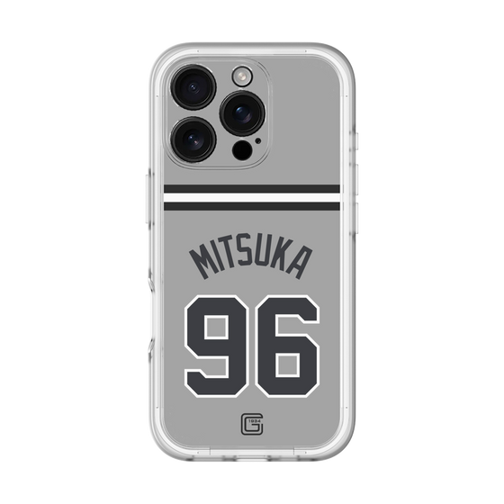スリムプロテクションプレミアムケース［ 読売ジャイアンツ - #96 MITSUKA -ビジター ］