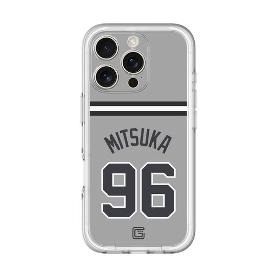 スリムプロテクションプレミアムケース［ 読売ジャイアンツ - #96 MITSUKA -ビジター ］