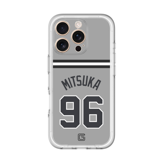 スリムプロテクションプレミアムケース［ 読売ジャイアンツ - #96 MITSUKA -ビジター ］