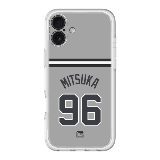 スリムプロテクションプレミアムケース［ 読売ジャイアンツ - #96 MITSUKA -ビジター ］