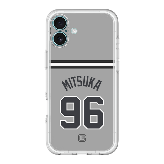 スリムプロテクションプレミアムケース［ 読売ジャイアンツ - #96 MITSUKA -ビジター ］
