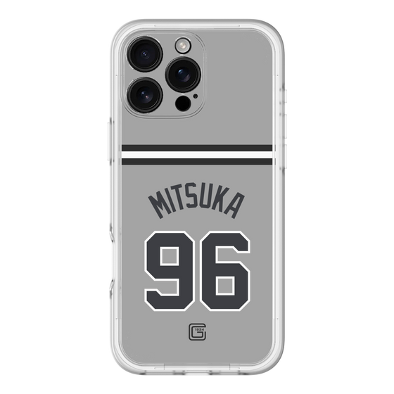 スリムプロテクションプレミアムケース［ 読売ジャイアンツ - #96 MITSUKA -ビジター ］