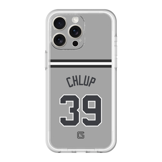 スリムプロテクションプレミアムケース［ 読売ジャイアンツ - #39 CHLUP -ビジター ］