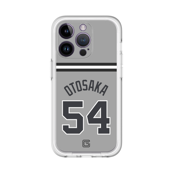 スリムプロテクションプレミアムケース［ 読売ジャイアンツ - #54 OTOSAKA -ビジター ］