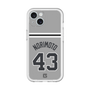 スリムプロテクションプレミアムケース［ 読売ジャイアンツ - #43 NORIMOTO - ビジター ］